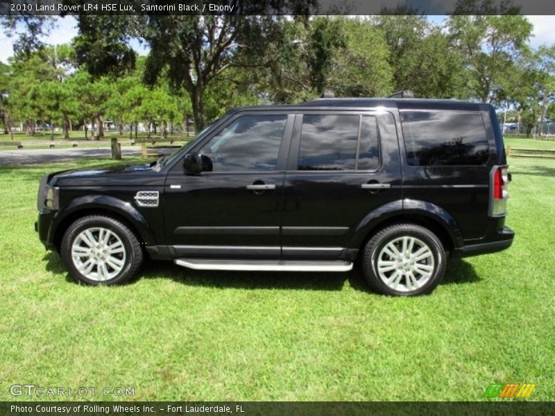 Santorini Black / Ebony 2010 Land Rover LR4 HSE Lux