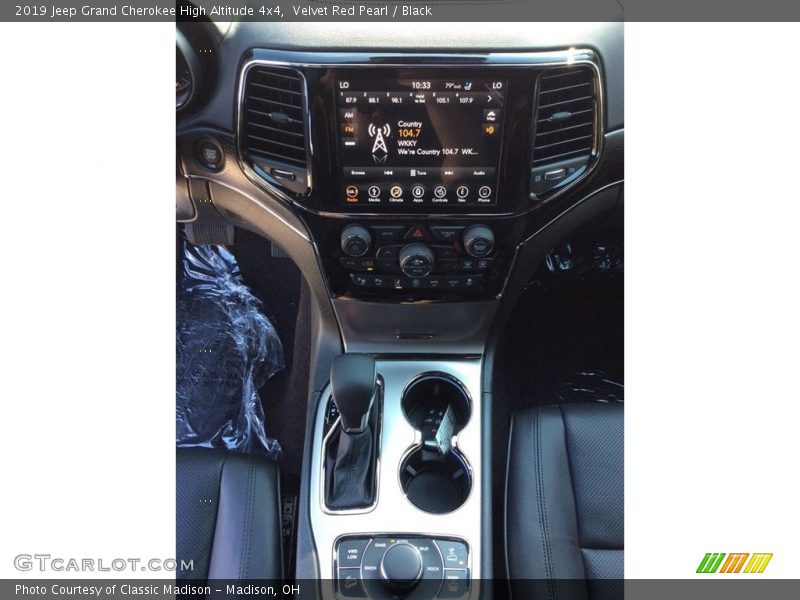 Velvet Red Pearl / Black 2019 Jeep Grand Cherokee High Altitude 4x4