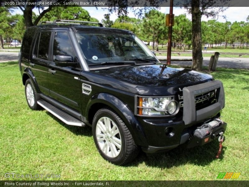 Santorini Black / Ebony 2010 Land Rover LR4 HSE Lux