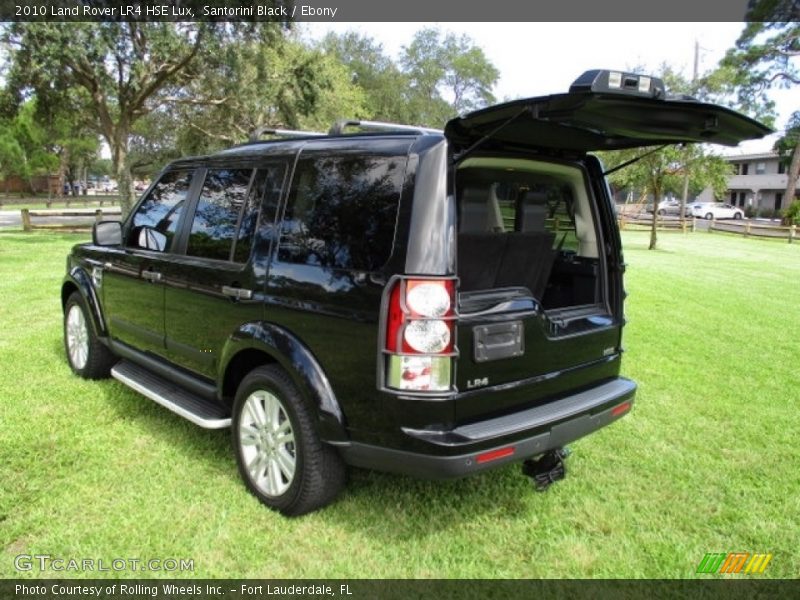 Santorini Black / Ebony 2010 Land Rover LR4 HSE Lux