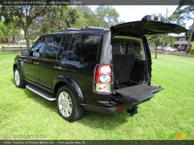 Santorini Black / Ebony 2010 Land Rover LR4 HSE Lux