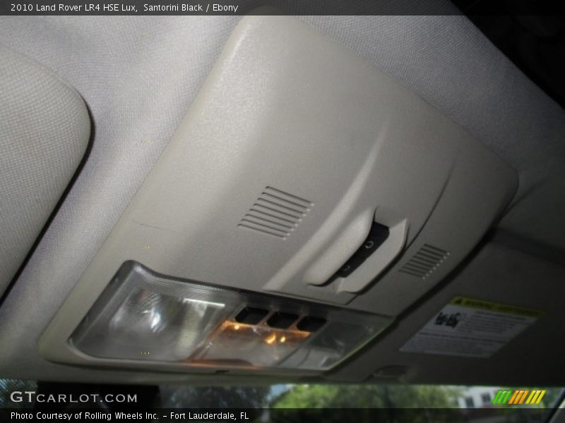 Santorini Black / Ebony 2010 Land Rover LR4 HSE Lux