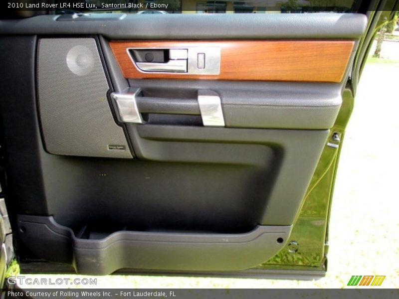 Santorini Black / Ebony 2010 Land Rover LR4 HSE Lux