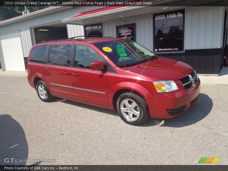 Inferno Red Crystal Pearl / Dark Slate Gray/Light Shale 2010 Dodge Grand Caravan SXT