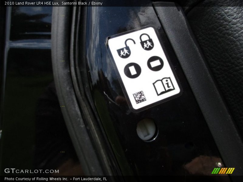 Santorini Black / Ebony 2010 Land Rover LR4 HSE Lux