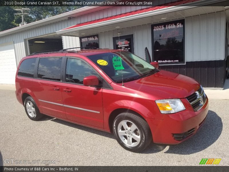 Inferno Red Crystal Pearl / Dark Slate Gray/Light Shale 2010 Dodge Grand Caravan SXT