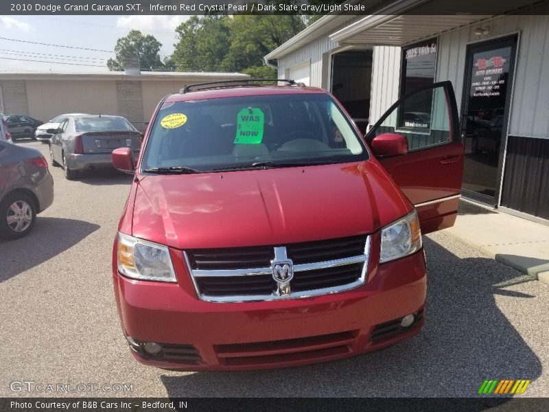 Inferno Red Crystal Pearl / Dark Slate Gray/Light Shale 2010 Dodge Grand Caravan SXT