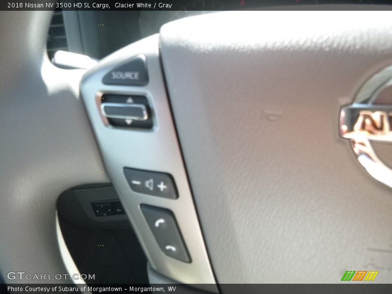 Glacier White / Gray 2018 Nissan NV 3500 HD SL Cargo