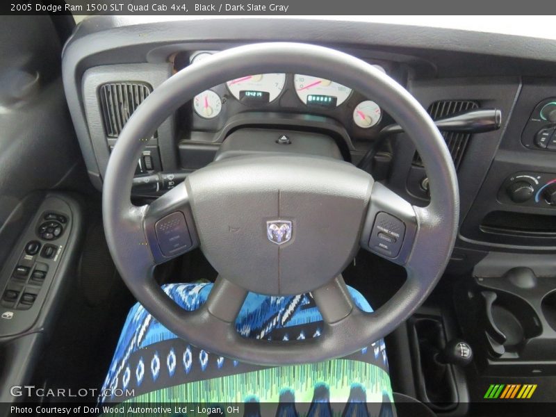 Black / Dark Slate Gray 2005 Dodge Ram 1500 SLT Quad Cab 4x4