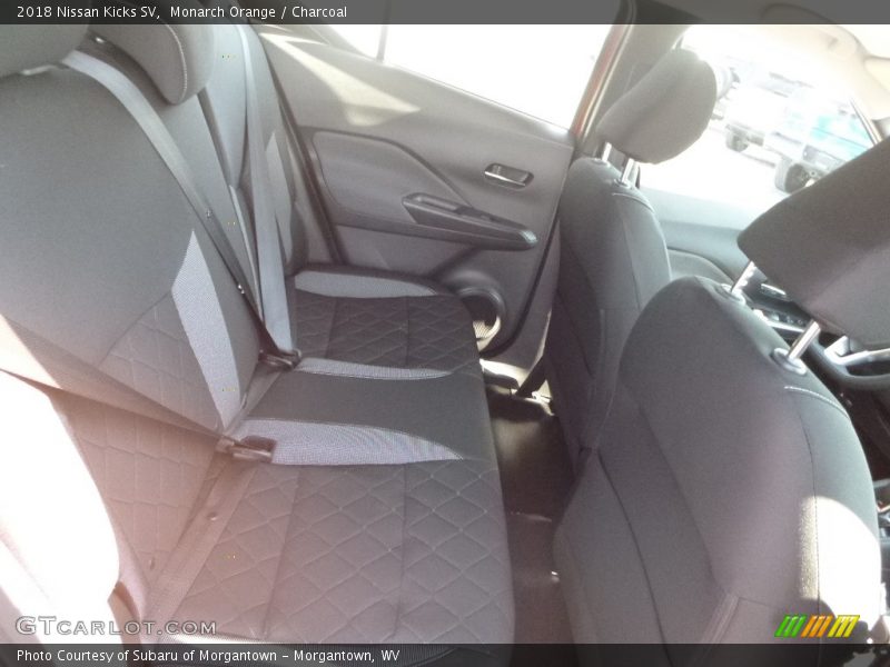 Monarch Orange / Charcoal 2018 Nissan Kicks SV