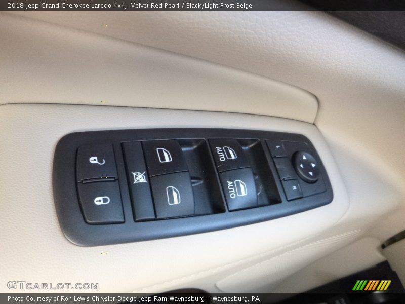 Velvet Red Pearl / Black/Light Frost Beige 2018 Jeep Grand Cherokee Laredo 4x4
