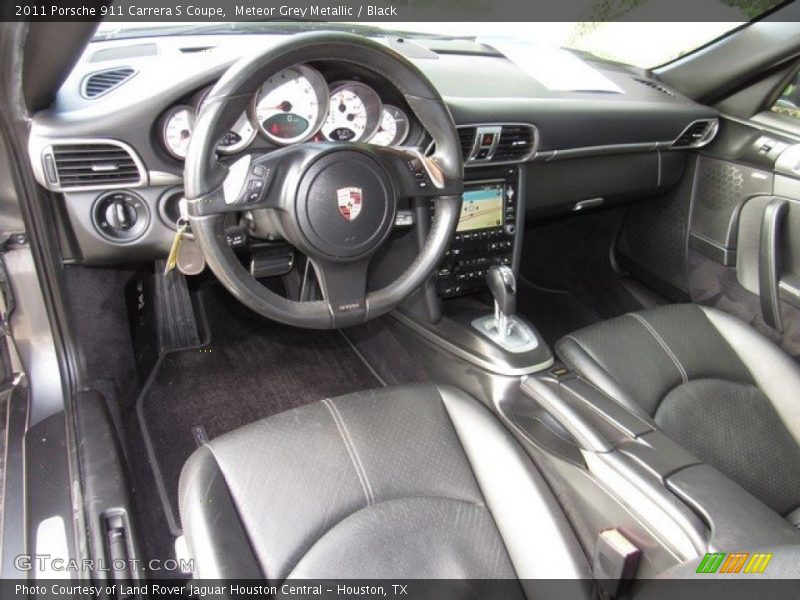 Meteor Grey Metallic / Black 2011 Porsche 911 Carrera S Coupe