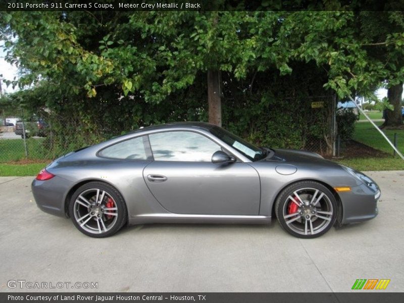 Meteor Grey Metallic / Black 2011 Porsche 911 Carrera S Coupe