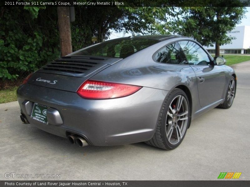 Meteor Grey Metallic / Black 2011 Porsche 911 Carrera S Coupe
