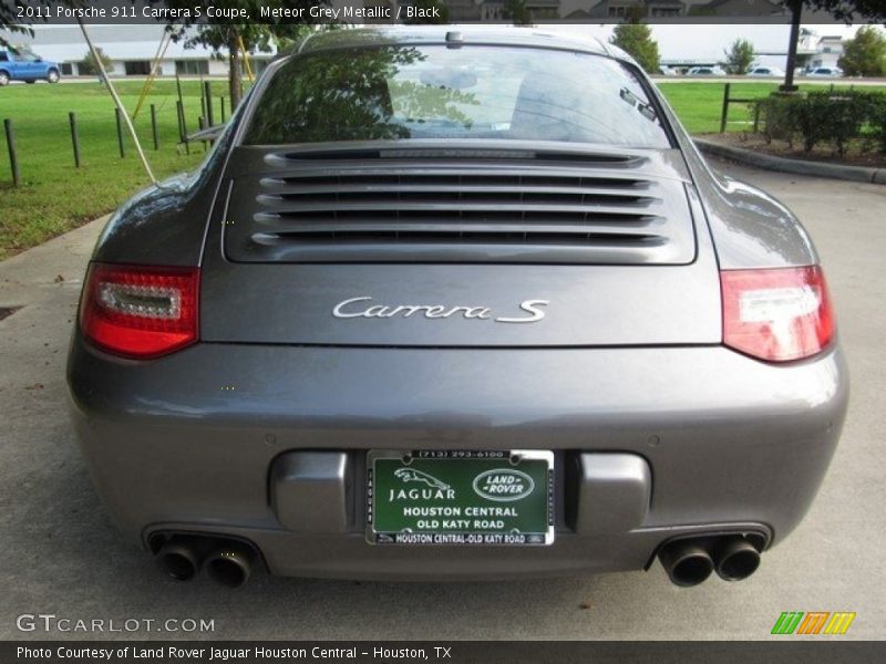 Meteor Grey Metallic / Black 2011 Porsche 911 Carrera S Coupe