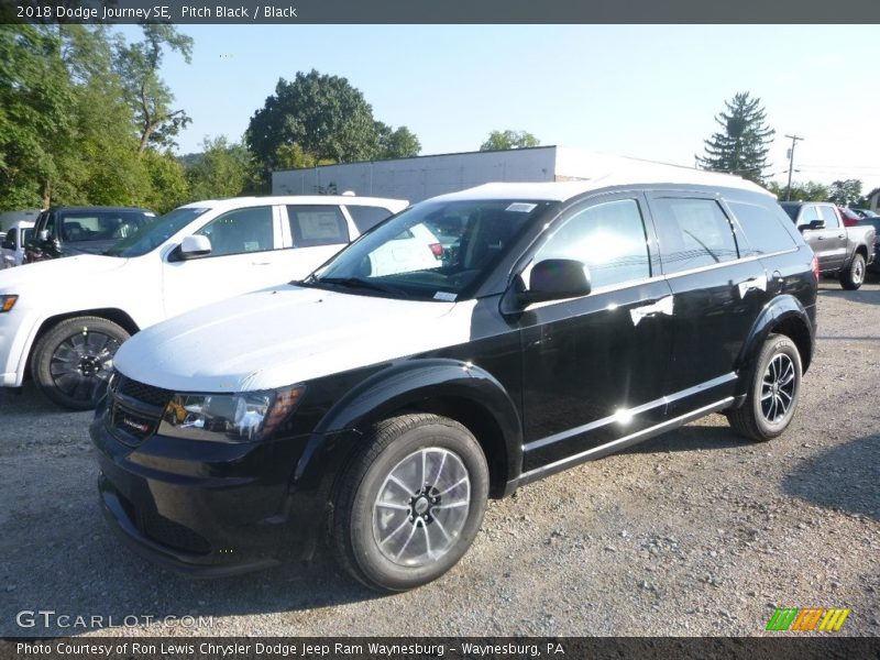 Pitch Black / Black 2018 Dodge Journey SE