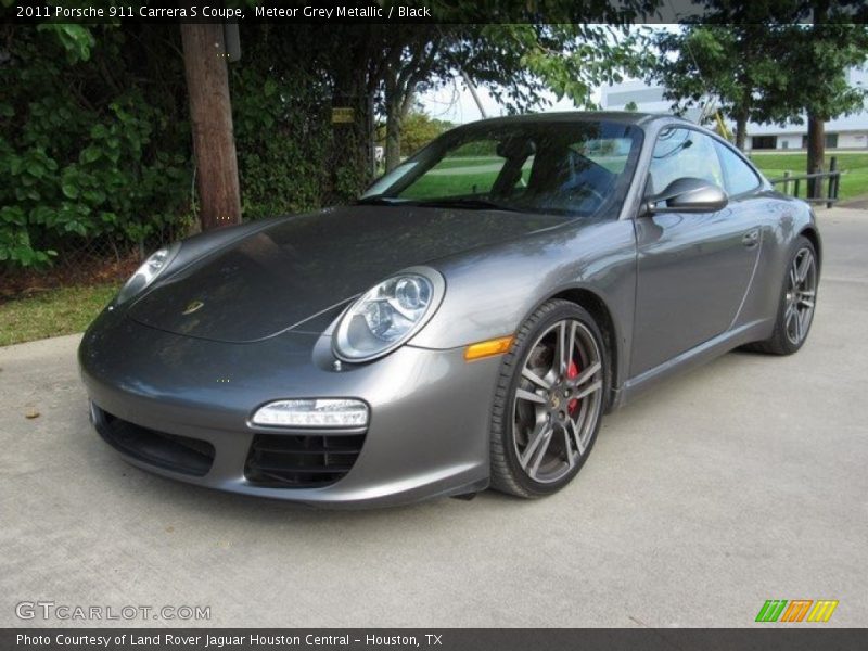 Meteor Grey Metallic / Black 2011 Porsche 911 Carrera S Coupe