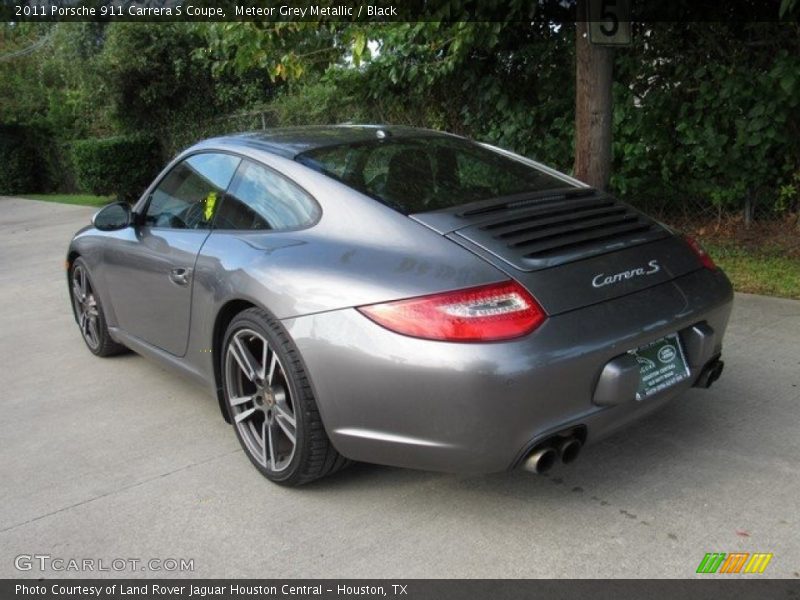 Meteor Grey Metallic / Black 2011 Porsche 911 Carrera S Coupe