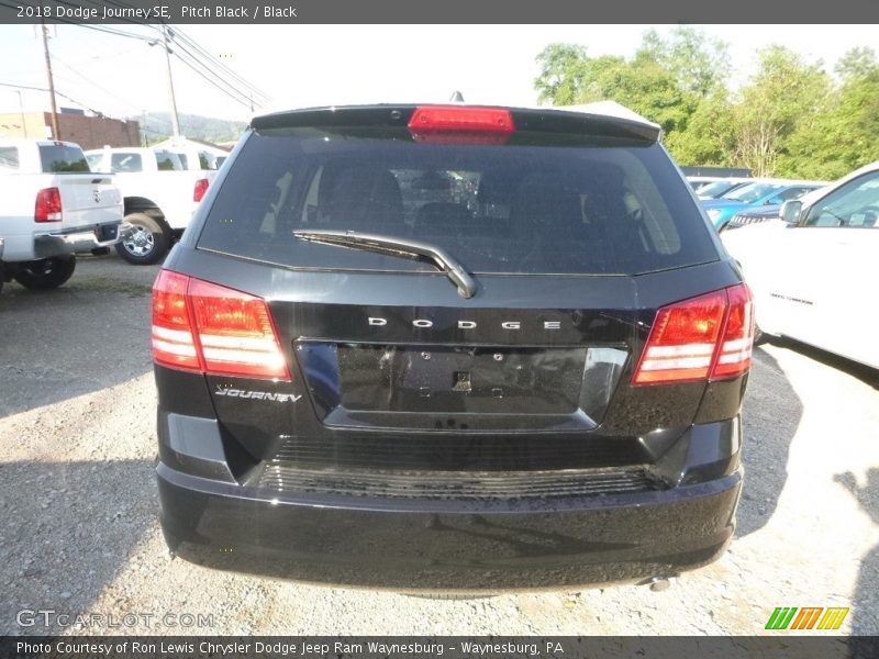 Pitch Black / Black 2018 Dodge Journey SE