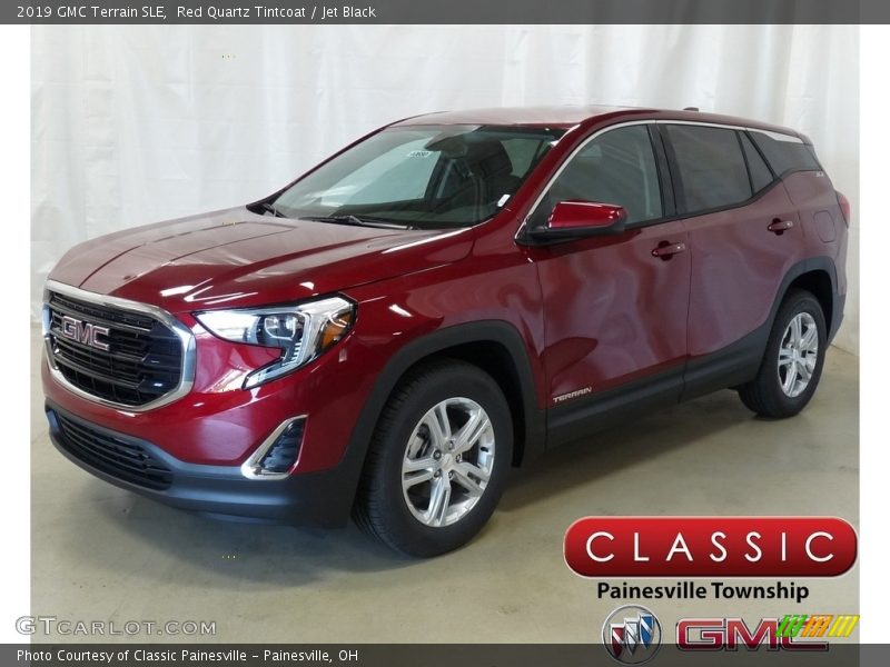 Red Quartz Tintcoat / Jet Black 2019 GMC Terrain SLE