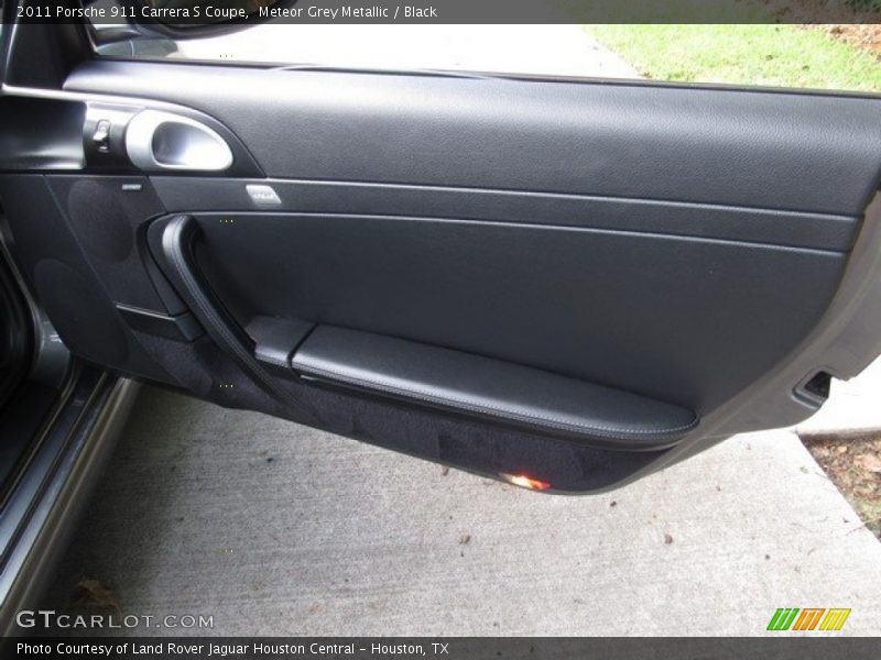 Meteor Grey Metallic / Black 2011 Porsche 911 Carrera S Coupe