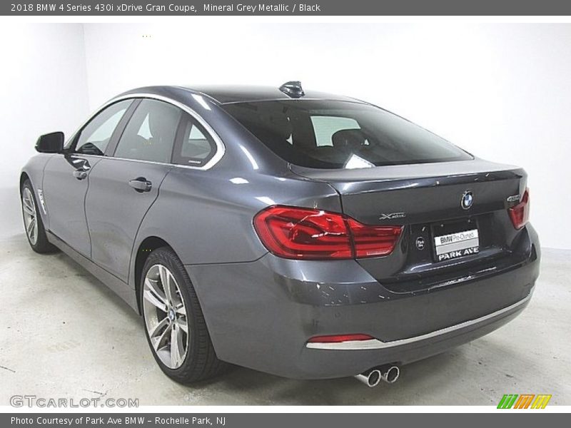 Mineral Grey Metallic / Black 2018 BMW 4 Series 430i xDrive Gran Coupe