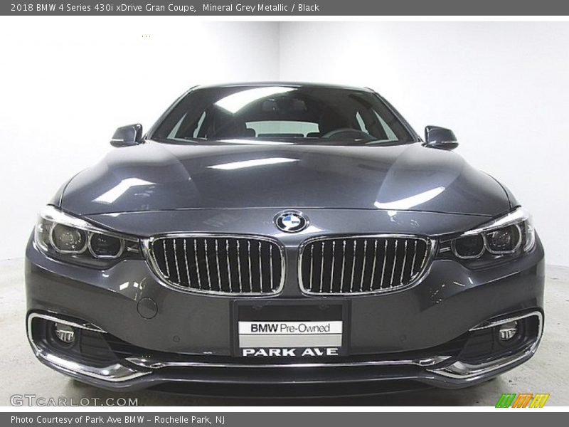Mineral Grey Metallic / Black 2018 BMW 4 Series 430i xDrive Gran Coupe