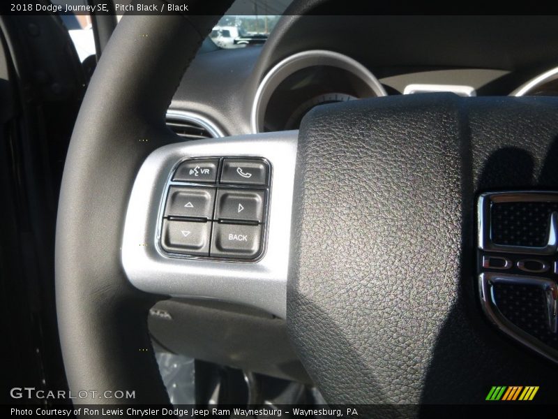 Pitch Black / Black 2018 Dodge Journey SE