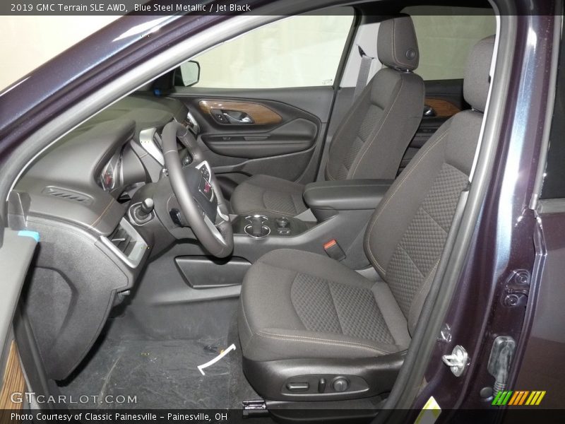 Blue Steel Metallic / Jet Black 2019 GMC Terrain SLE AWD