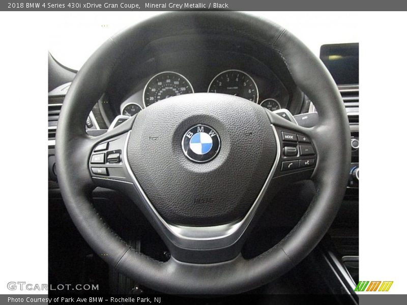 Mineral Grey Metallic / Black 2018 BMW 4 Series 430i xDrive Gran Coupe