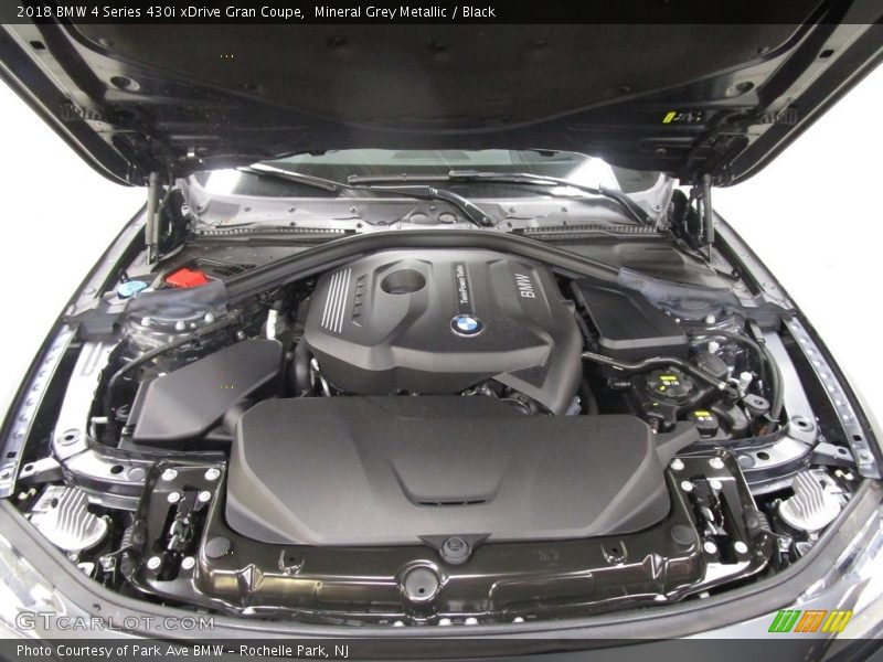 Mineral Grey Metallic / Black 2018 BMW 4 Series 430i xDrive Gran Coupe