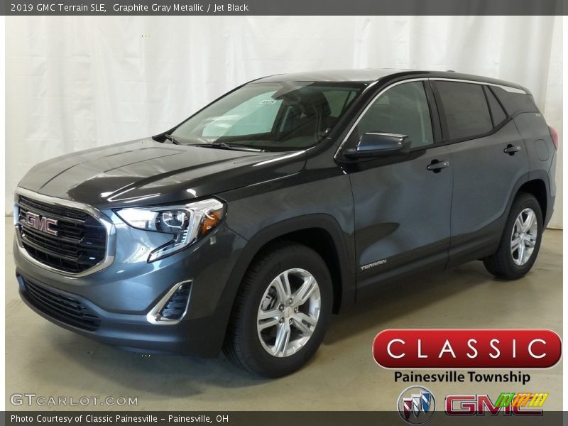 Graphite Gray Metallic / Jet Black 2019 GMC Terrain SLE