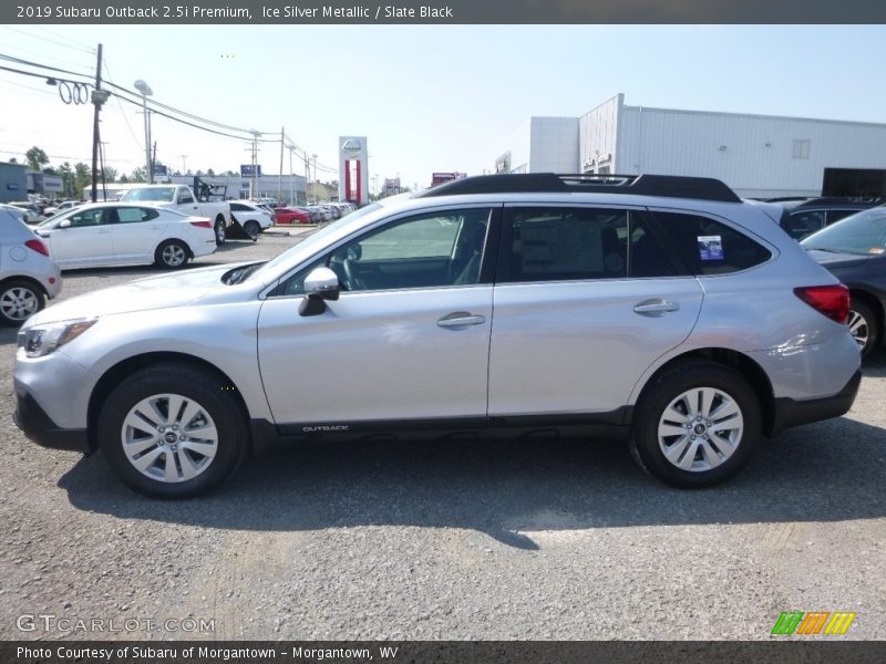 Ice Silver Metallic / Slate Black 2019 Subaru Outback 2.5i Premium