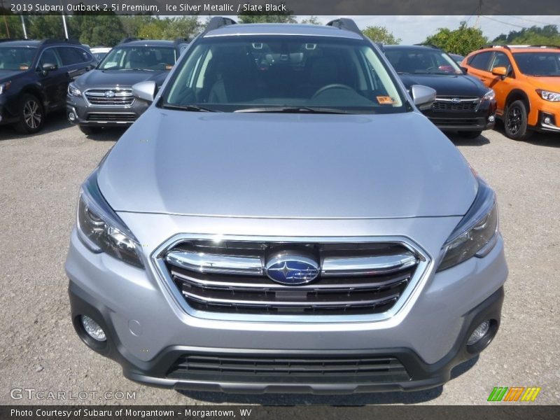Ice Silver Metallic / Slate Black 2019 Subaru Outback 2.5i Premium