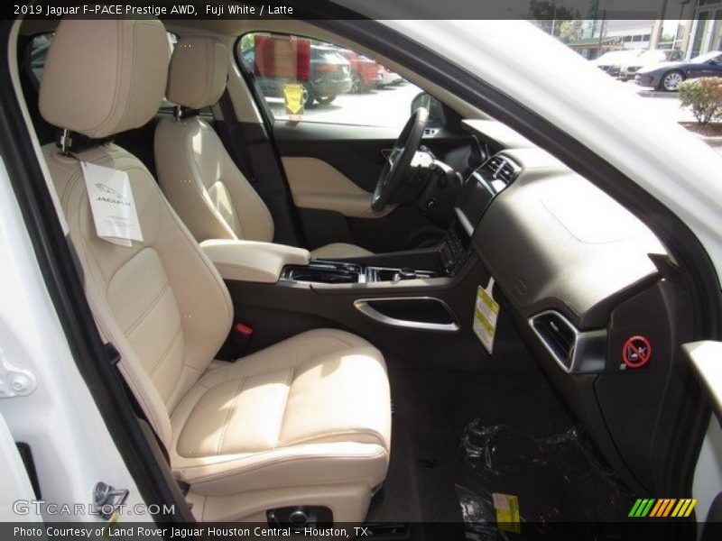Fuji White / Latte 2019 Jaguar F-PACE Prestige AWD