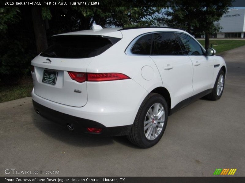 Fuji White / Latte 2019 Jaguar F-PACE Prestige AWD