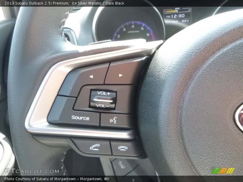 Ice Silver Metallic / Slate Black 2019 Subaru Outback 2.5i Premium