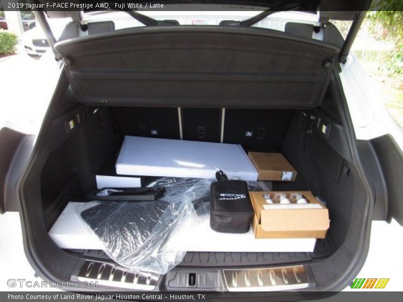 Fuji White / Latte 2019 Jaguar F-PACE Prestige AWD