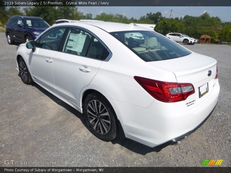 Crystal White Pearl / Ivory 2019 Subaru Legacy 2.5i Premium