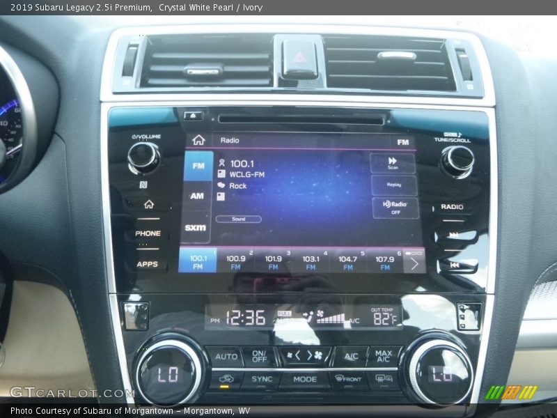 Crystal White Pearl / Ivory 2019 Subaru Legacy 2.5i Premium