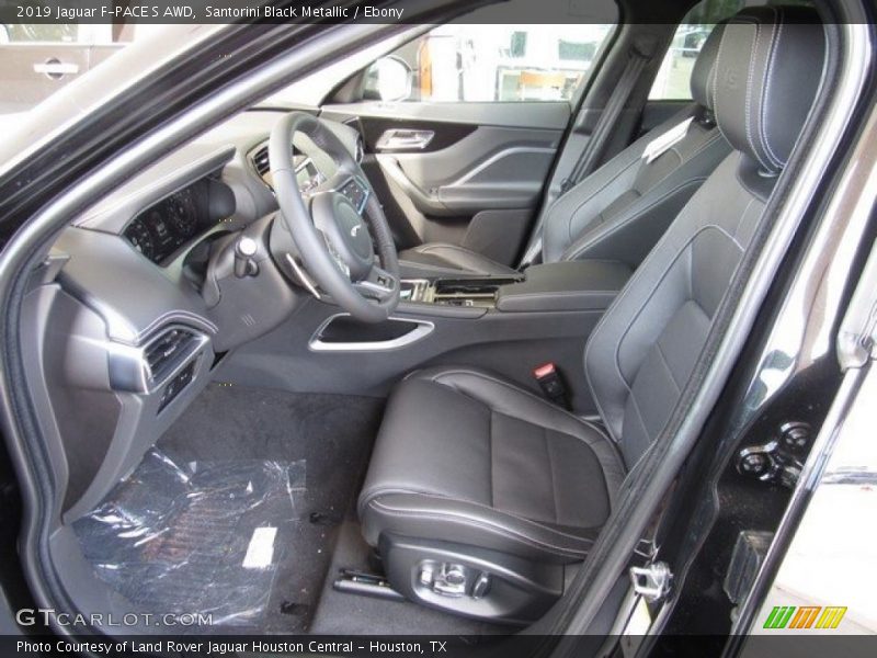 Santorini Black Metallic / Ebony 2019 Jaguar F-PACE S AWD