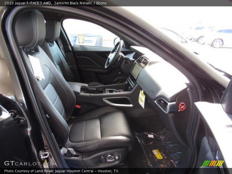 Santorini Black Metallic / Ebony 2019 Jaguar F-PACE S AWD