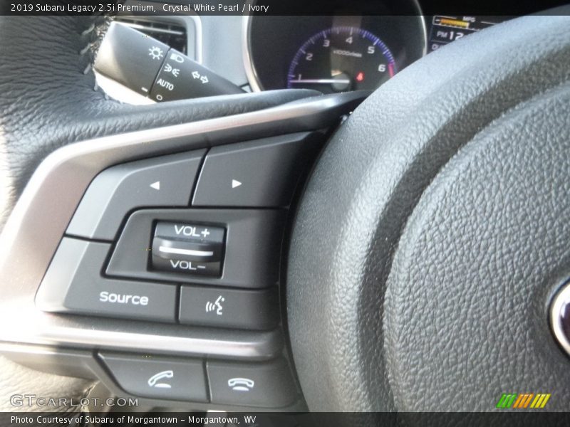 Crystal White Pearl / Ivory 2019 Subaru Legacy 2.5i Premium