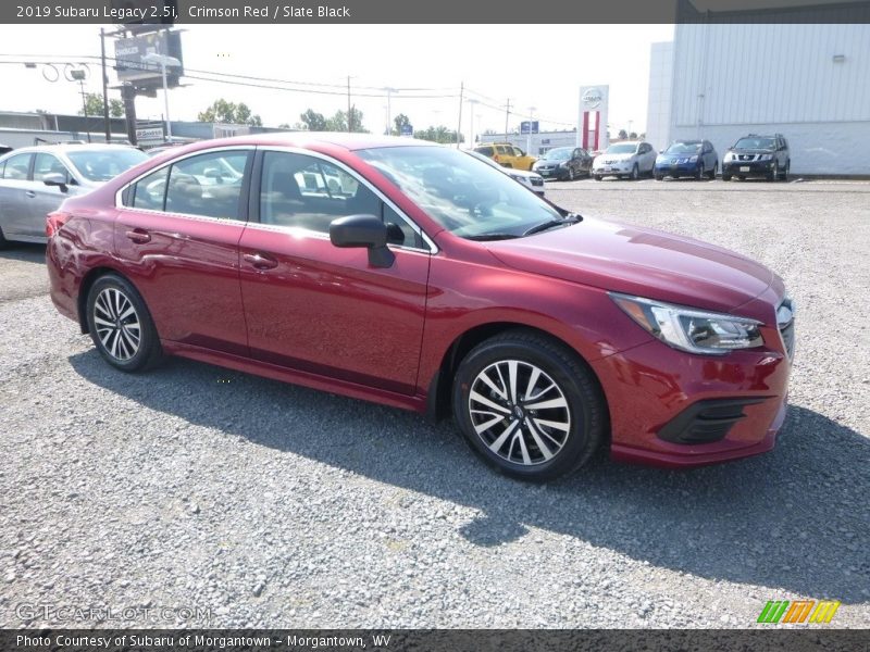 Crimson Red / Slate Black 2019 Subaru Legacy 2.5i