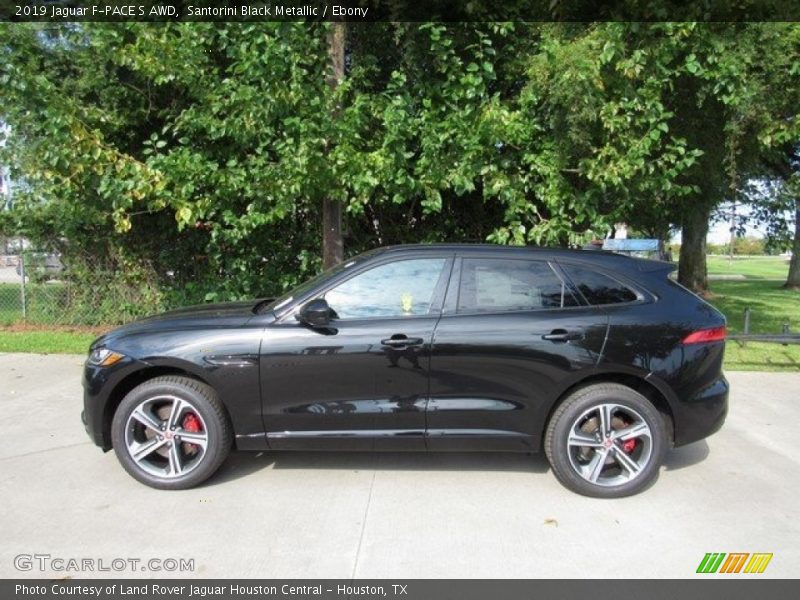 Santorini Black Metallic / Ebony 2019 Jaguar F-PACE S AWD