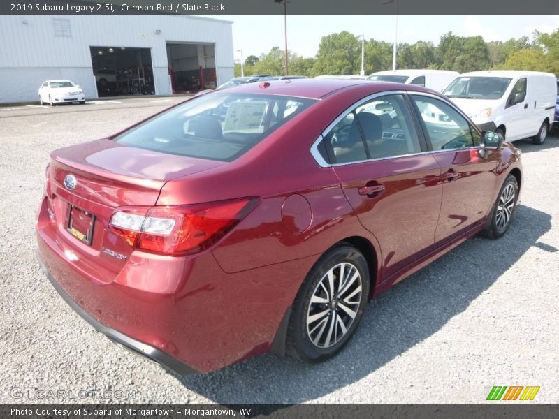 Crimson Red / Slate Black 2019 Subaru Legacy 2.5i