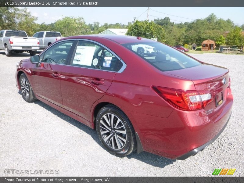 Crimson Red / Slate Black 2019 Subaru Legacy 2.5i