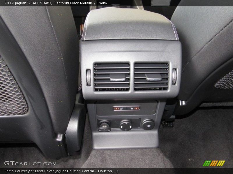 Santorini Black Metallic / Ebony 2019 Jaguar F-PACE S AWD