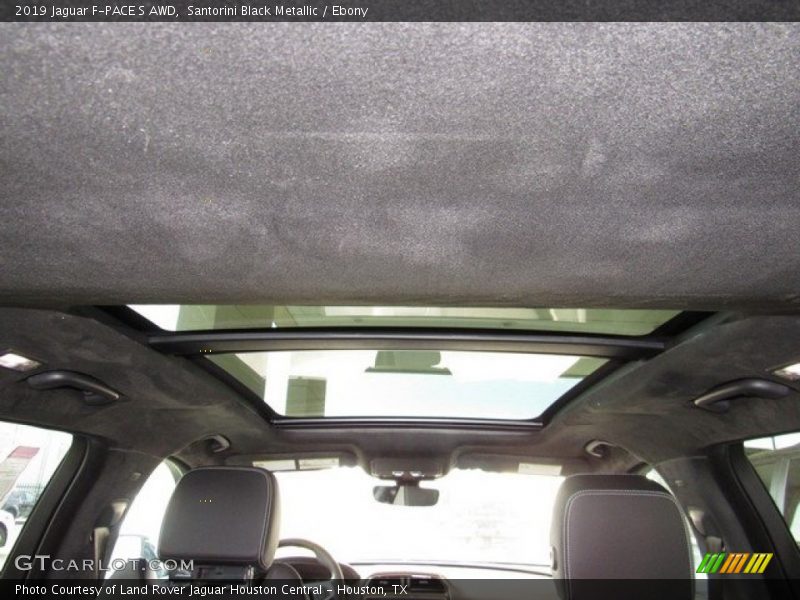 Santorini Black Metallic / Ebony 2019 Jaguar F-PACE S AWD