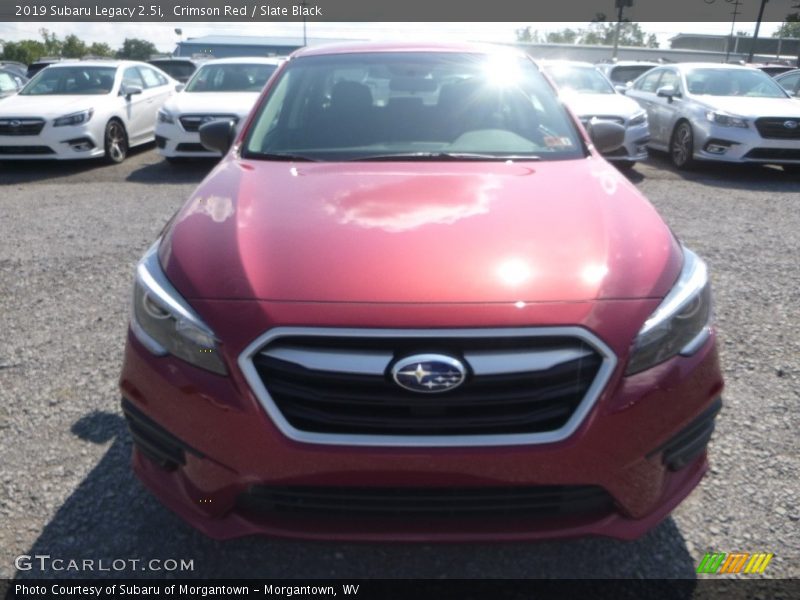 Crimson Red / Slate Black 2019 Subaru Legacy 2.5i